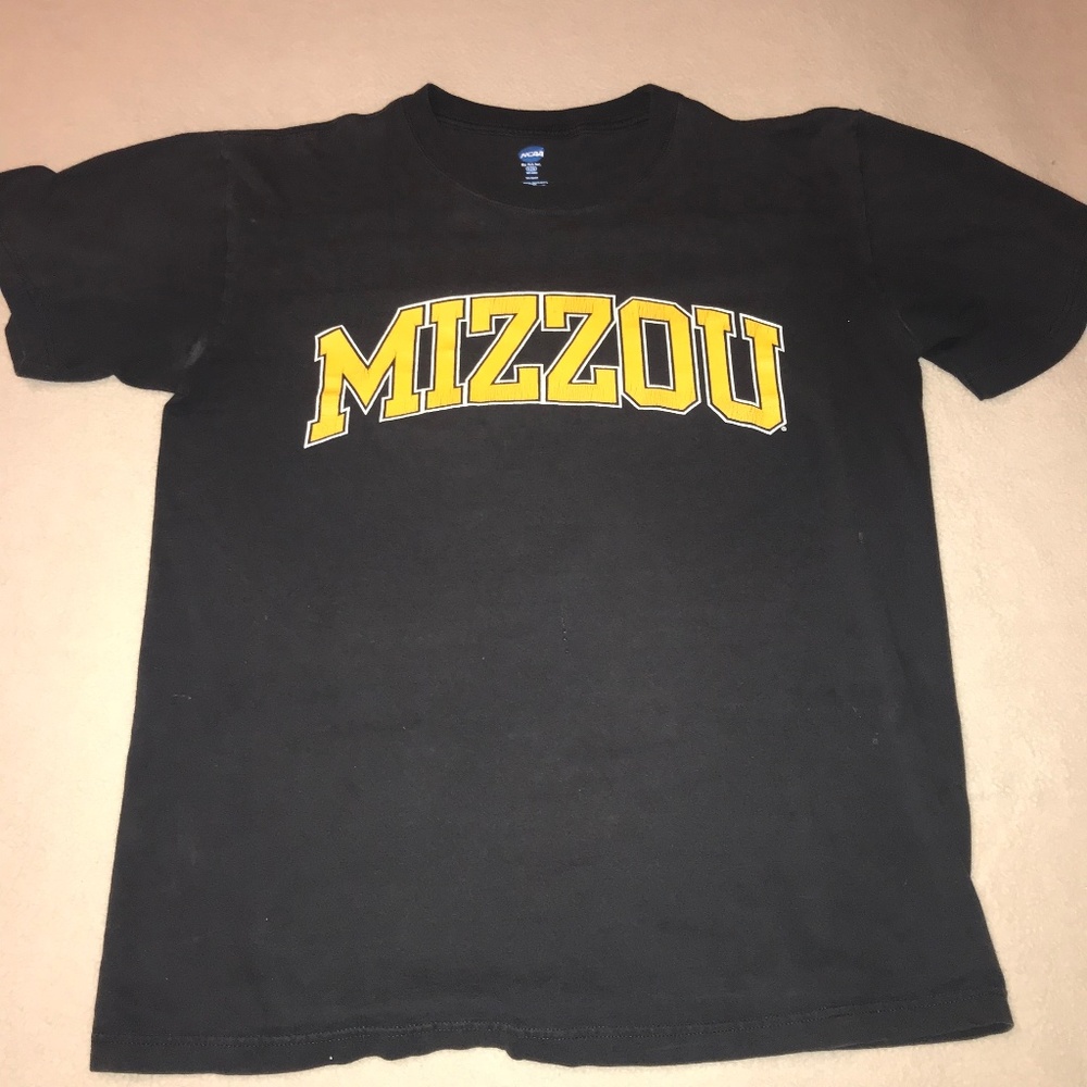 Unisex Black Mizzou Tee